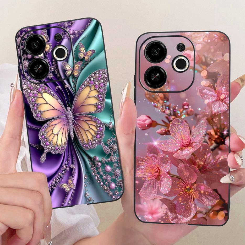 Чехол для Tecno Pop 9 5G KL4 Новый Роскошный Расписной Чехол для Tecno Spark 30C 5G KL8H Мягкий Силиконовый Чехол для Tecno Spark 30 5G Fundas