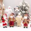 30cm Standing Santa Claus Christmas Doll for Window Display