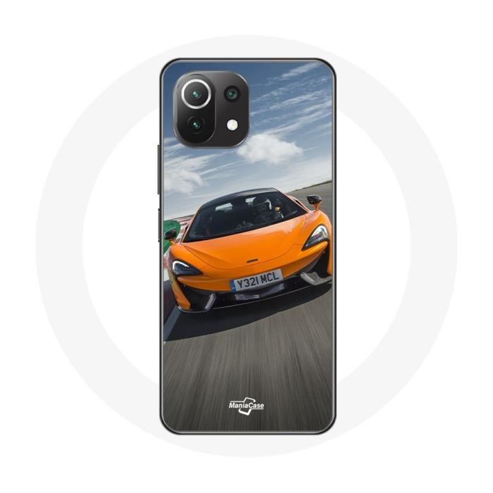 Чехол - McLaren - Xiaomi Mi 11 Lite - Мягкий - Оранжевый - Защита