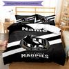 3pcs Custom Name AFL Bedding Set Duvet Cover Closure Includes 1 Duvet Cover & 2 Pillowcases, Soft and Comfortable for All Seasons.