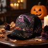 D print Halloween baseball cap women's spring and summer sunshade sun protection cap American style versatile fashion hat sun protection