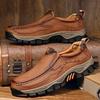 Trendy Male Driving Shoes Versatile Non-slip Hiking Shoes Comfortable Outdoor Men's Loafers Moccasins Treking Footwear
