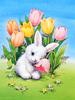 Diamond Painting Mosaic Rabbit Animal Home Decor Embroidery Cross Stitch Easter Egg Cartoon Crystal DIY Wall Posters