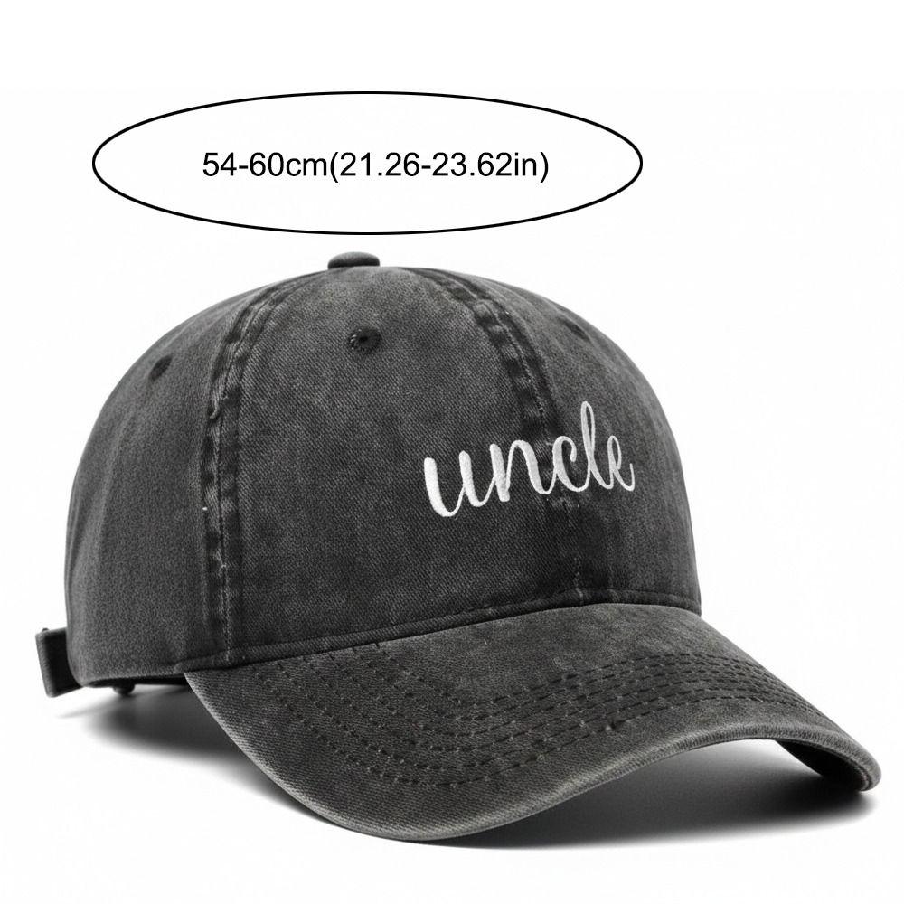 Washed Cotton Embroidery Baseball Cap Vintage Baseball Cap Fashion Couple Baseball Hats