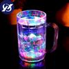 Water Luminous Colorful Cup Flash Color Changing Handle Helicopter Cup Luminous Cup Bar Beer Mug Dazzling 450ml
