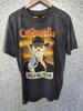 Vintage 1980s Koboy Dark Skull Cinde-Rella Tour Album Japn Black Short Sleeve Unisex Shirt S-5XL
