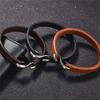 Simple Vintage Gift For Men Women Boyfriend Leather Hook Bracelet Wristband Bracelets Bangles
