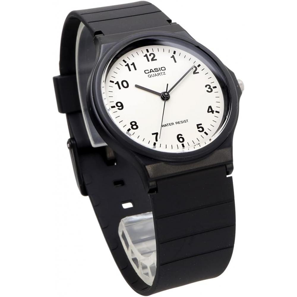 Casio Унисекс Белые Аналоговые Часы Mq 24 7bl