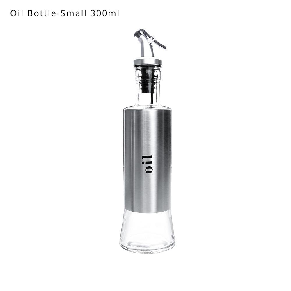 HANYANG Бутылка для приправ из нержавеющей стали Кувшин для масла Бутылка для соевого соуса Бутылка для уксуса Стеклянная бутылка Бутылка вина Банка для уксуса Бутылка для распыления масла