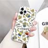 JM28 Милый Миньоны Прозрачный чехол для Samsung A04 A14 A23 M33 M53 Realme 10 9 C35 C55 VIVO Y02 X80 Infinix Hot 30 Note 11 Tecno Spark 8P Pro