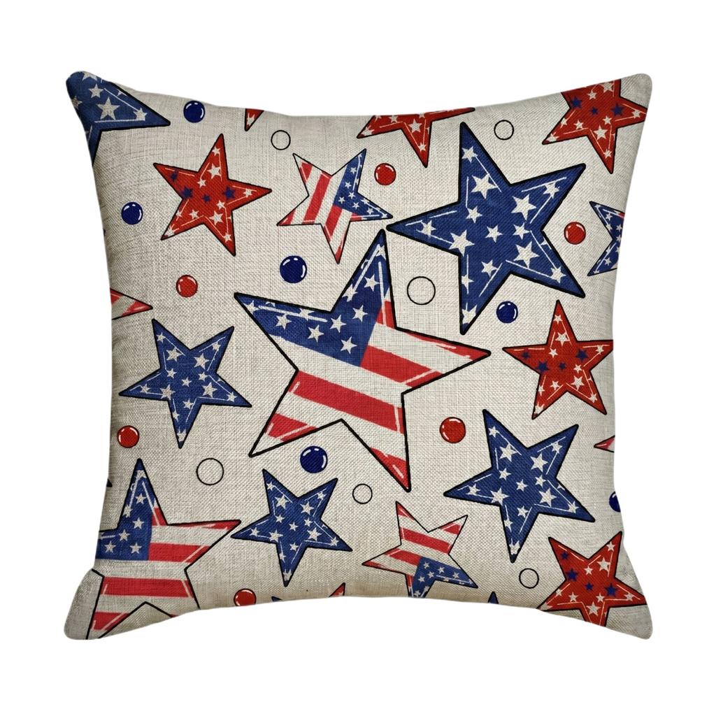 Independence Day Cover Linen Waist Case For Car Bedroom Living Room And Window