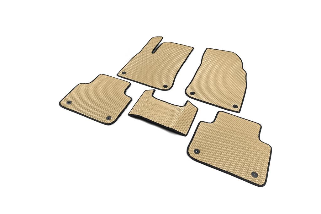Коврики EVA (Бежевый) для Volkswagen Touareg 2018- гг