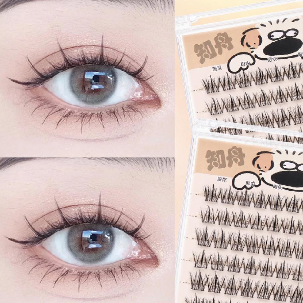 DIY Self-adhesive Lash Clusters Reusable False Eyelash Clusters Cute Adhesive False Eyelashes Lady