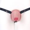 Мужская клетка верности BDSM Силиконовая клетка для пениса с ремнем Уретральный катетер Секс-игрушка Femdom