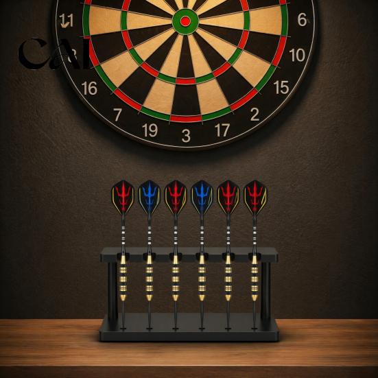 Compact Dart Holder Stand, with 6 Slot, Durable Acrylic Organizer, Show Case Display Rack, for Game Room Storage And Organization Bar