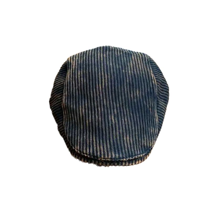 Мужская повседневная вельветовая кепка газетчика Peaky Осень Зима Женская ретро регулируемая беретка Однотонная мягкая восьмиугольная кепка Плоские кепки