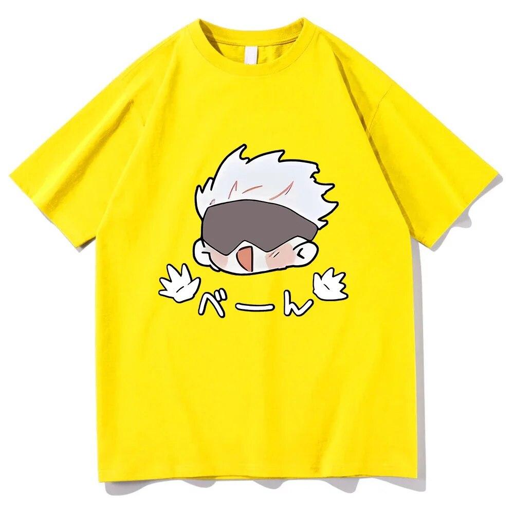 Футболка Jujutsu Kaisen, модная футболка унисекс с рисунком Harajuku, унисекс, аниме, Unisexga, хлопковая футболка высокого качества, одежда