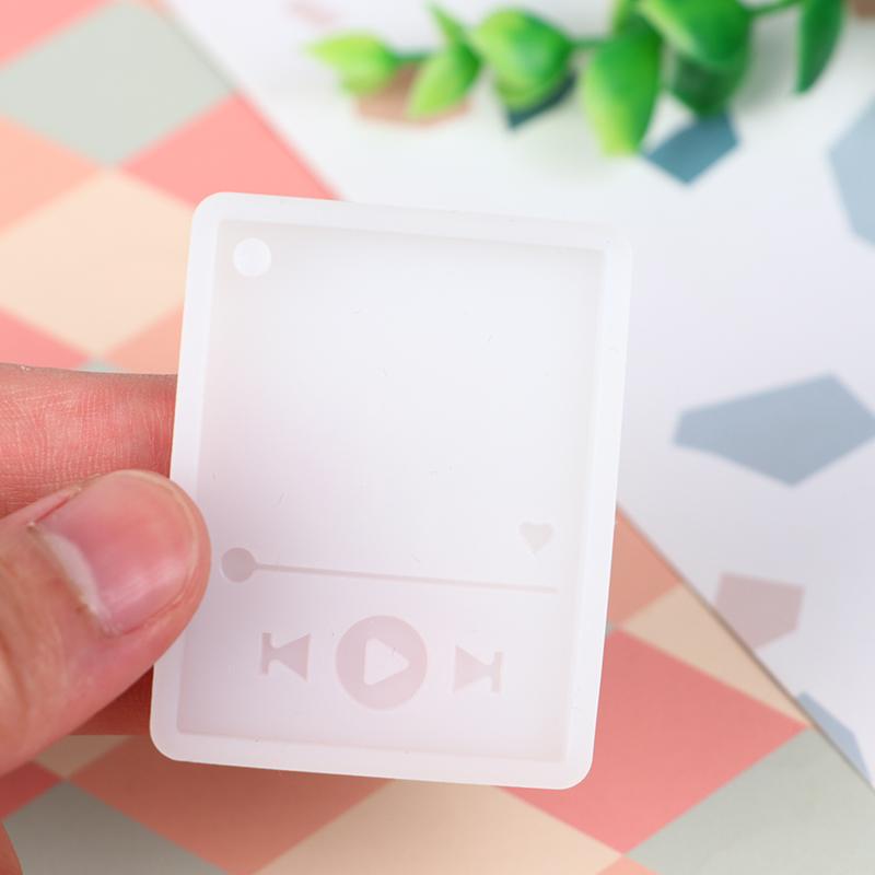 Super Glossy Epoxy Resin Player Mold Keychain Casting Silicone Mould Diy Crafts