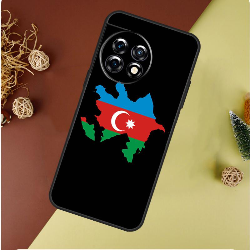 Чехол для телефона OnePlus 13 13R 12 12R 11 9 10 Pro 8T 9RT 10T 10R N20 N30 Nord CE 2 3 4 Lite с флагом Азербайджана