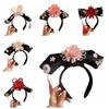 Cloth Hanfu Hair Hoop Pearl Chinese Style Headband Classical Ancient Style Headwear  Festival