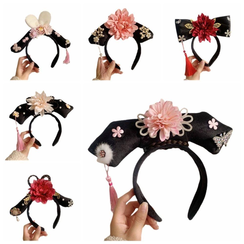 Cloth Hanfu Hair Hoop Pearl Chinese Style Headband Classical Ancient Style Headwear Festival