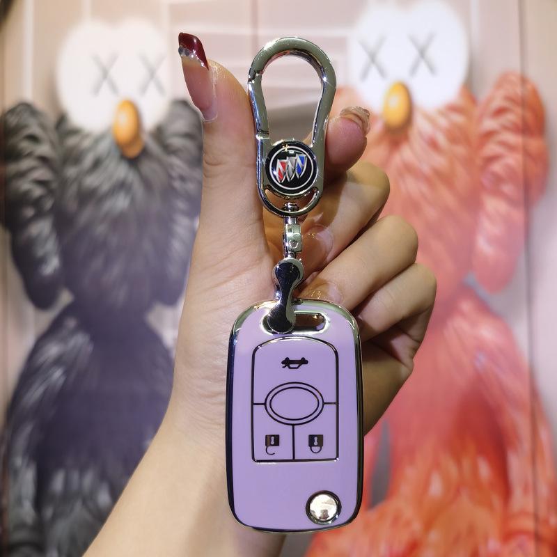 Buick Excelle Key Cover for 09/11/13/15 Models - Remote Key Bag with Buckle