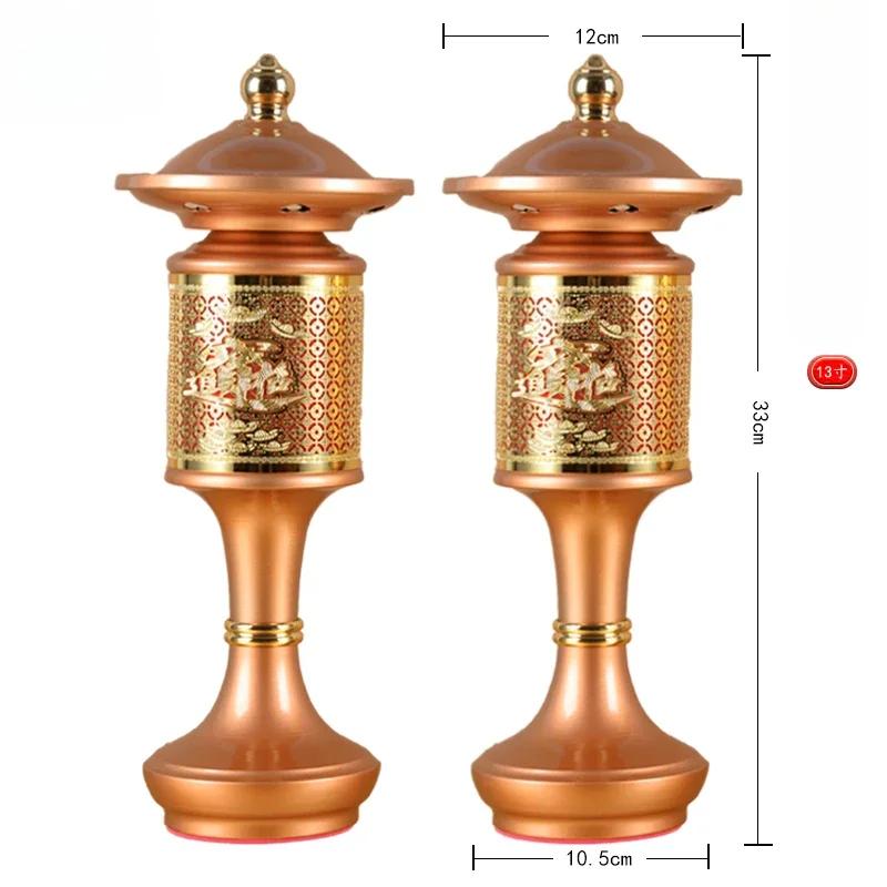 2PCSLED 110v~220v Guan Gong Lamp Home Buddha Hall Подношение Будде Молитва Электрическая Свеча Украшение Фэн-шуй