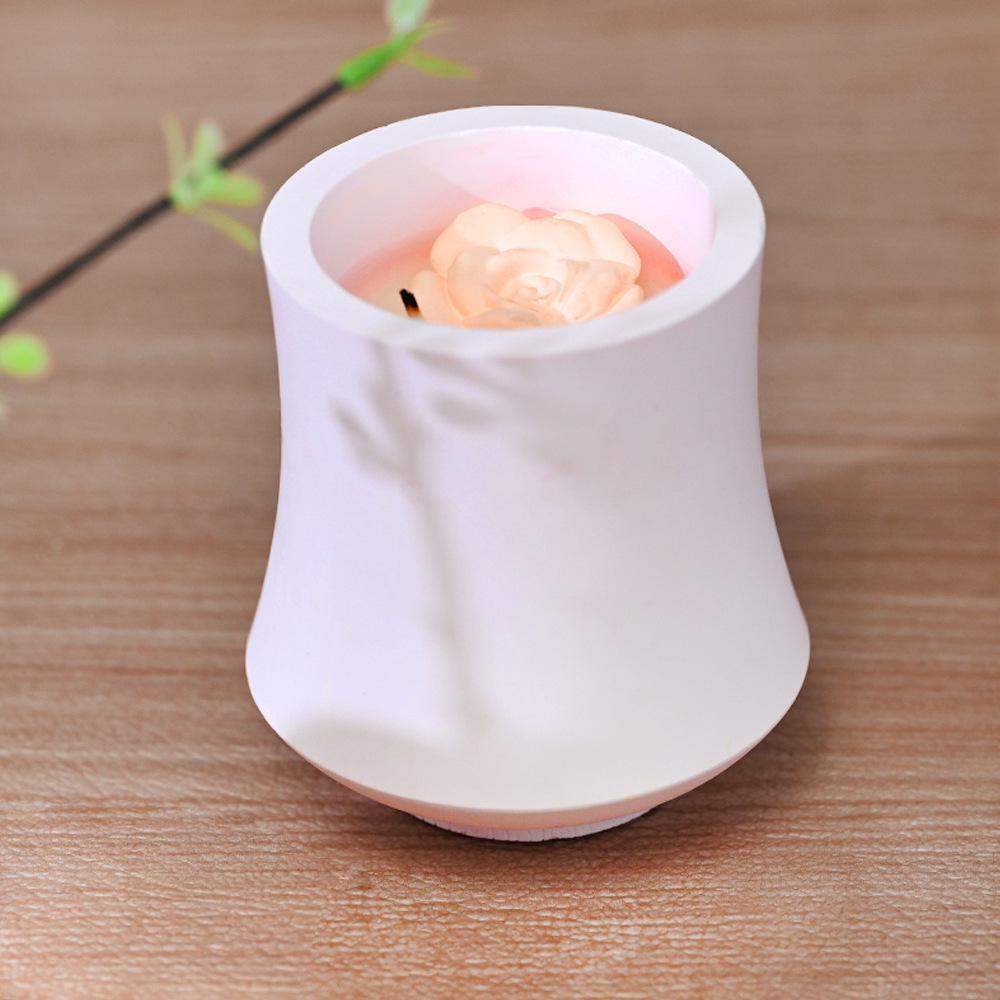 Бамбуковая ароматизированная свеча, силиконовая форма, самодельная эпоксидная смола, держатель для ручек, цементная гипсовая форма, украшения для дома