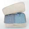 MUJI Soft Polyester Clothing Storage Box Linen - 59 x 39 x 18cm, Japan