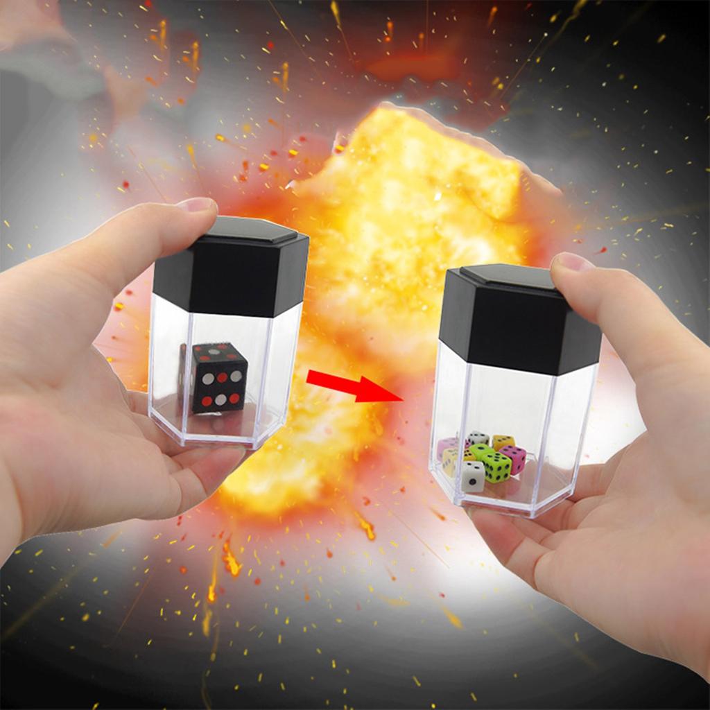 Волшебные взрывные игральные кости уличная игрушка фокусы новинка гэг игрушка для детей взрослые фокусы крупным планом реквизит легко управлять