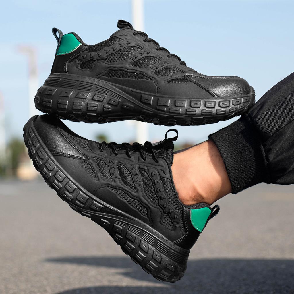Мужская защитная обувь Женская рабочая обувь Рабочие ботинки со стальным носком Кроссовки Мужчины Женщины Легкая дышащая обувь Строительная обувь