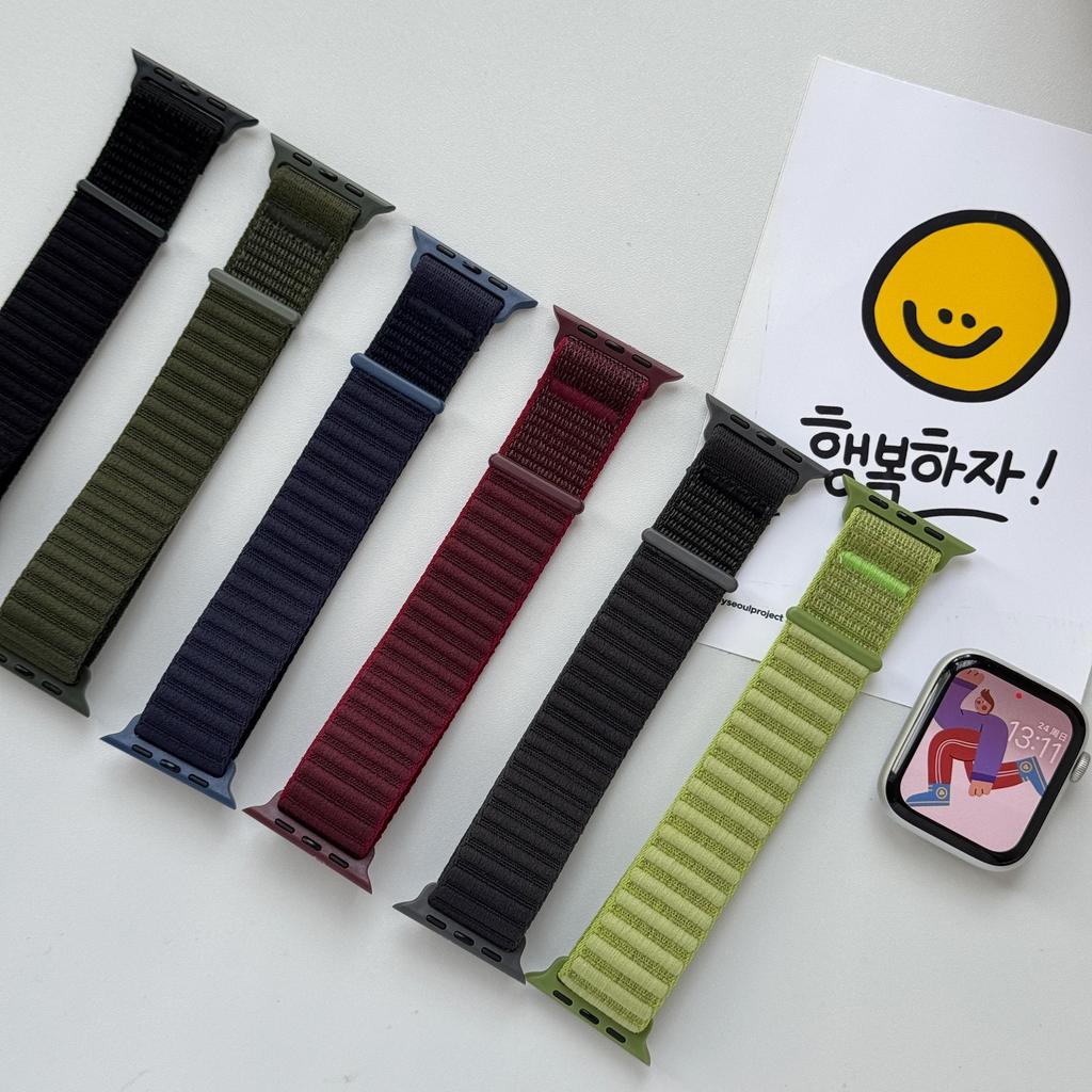 Нейлоновый спортивный ремешок для Apple Watch Band 49mm Браслет iWatch 40mm Серия 11 10 9 8 7 6 5 4 SE 3 Ultra 3 46мм 45мм 44мм 41мм 42мм