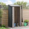 Garden Shed Anthracite Grey 103 x 74 x 200 cm Metal