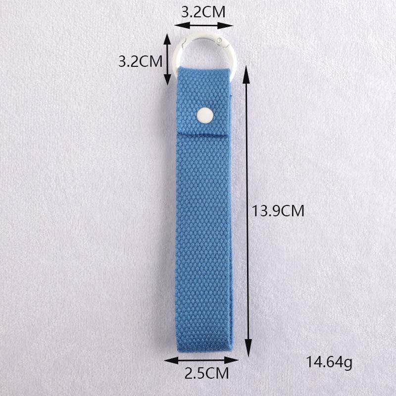 New Fashion Cotton Keychain Lanyard Car Keys Canvas Strap Keyring Schoolbag Backpack Pendent Key Chain Wrist Straps