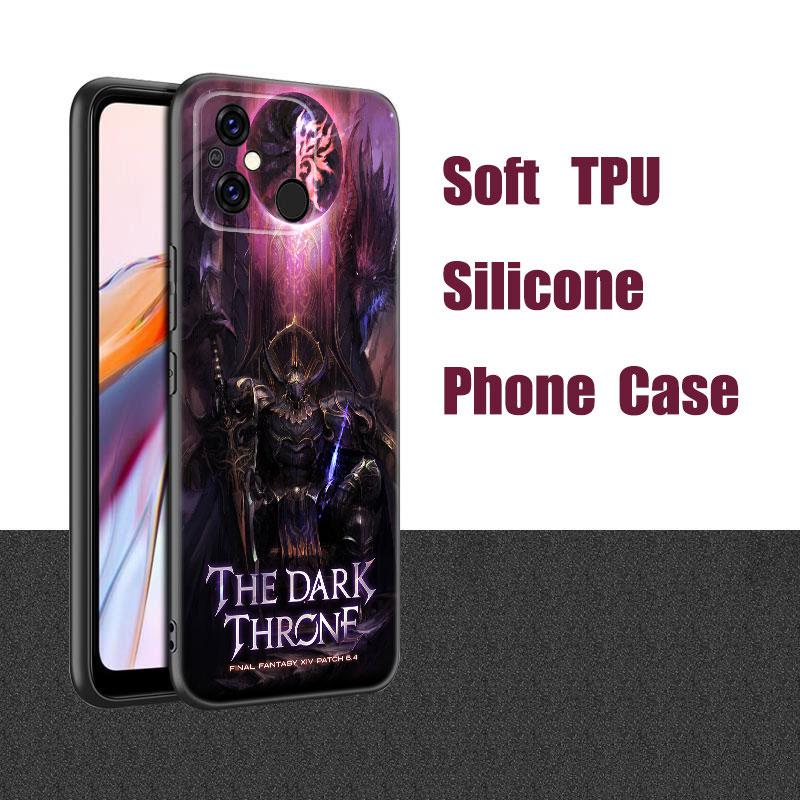 Game Final Fantasy Black Silicone Phone Case For Xiaomi Redmi 7A 8A 9A 10A 11A 9C 10C 12C 13C 11 Prime A1 A2 + 12 4G Note 9T 12R