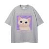The Beast Inside Me Funny Cursed Cat Meme T Shirt Unisex Unisexs Fashion Casual 100 Cotton Tshirts Summer Comfort Cartoon Tshirt