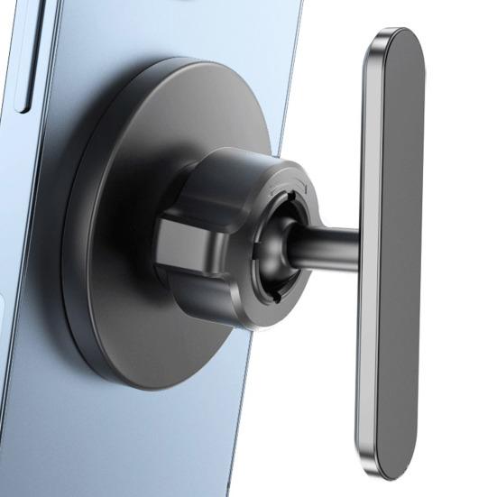 Yousheng Golf Cart Phone Holder Alloy Magnetic Phone Mount for Gym Treadmill & Golf Cart Use One-Hand Operation Phone Stand for MagSafe