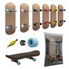 Professional Finger Skateboard Smooth Bearing Portable Mini Skateboard Finger Tricks Flipping Swingable Great Gift Kids Adults