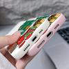 Рождественский подарок Чехол для телефона для iPhone Air 17 16 Pro Max 15 14 13 12 Pro Max 11 16e Противоударный Мягкий Силиконовый Чехол с Текстурой Кожи