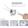 Pair of 12 24V Touch Dimmer Sensor Switches Suitable for LED Strip Lights in For Cabinets and Other Areas Chrome Tone