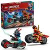 LEGO Ninjago Кай Гонки на скоростном мотоцикле игрушка развивающий кубик мальчики девочки дети 6 лет 7 8 9 транспортное средство соревнование робот мама папа 71838