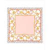 Daks Pink Logo Chain Print Silk Scarf Dcsc8f142p2