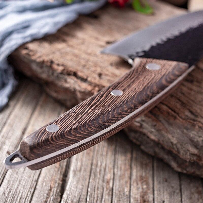 Stainless Steel Kitchen Chinese Cleaver Knives 5Cr15mov Steel Chef Knife Slicer Meat Chopping Knife