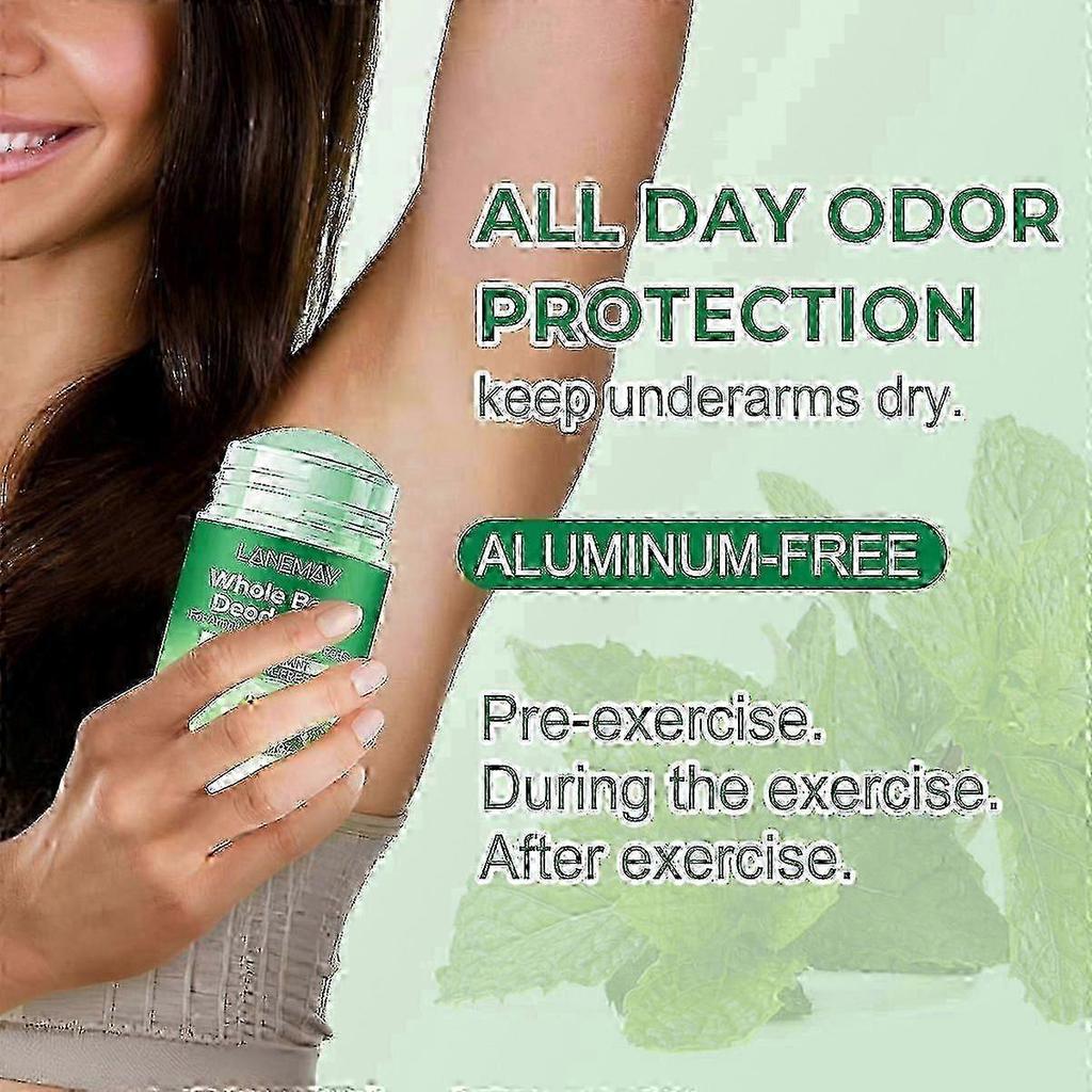 2025 Refreshing Mint Deodorant Stick for Women and Men, Full-Body Moisturizing