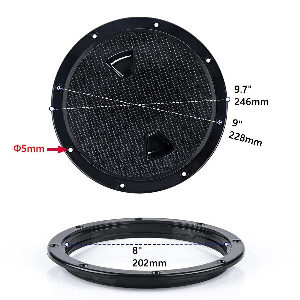 Круглый люк для лодки, морской лодки, яхты, съемная крышка, прочный люк для доступа к морю