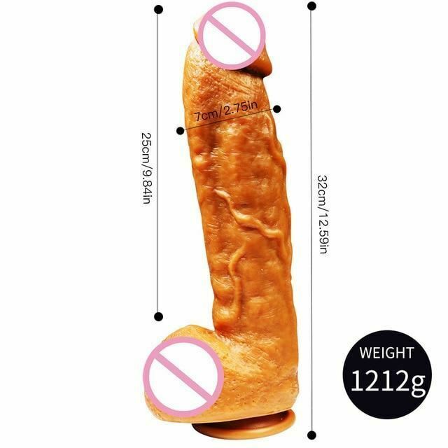 Мягкий гибкий большой дилдо из жидкого силикона толщиной 7 см, секс-игрушки для женщин, большие дилдо