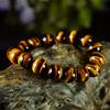 Large Tiger Eye 1pc Bangle Bracelet For Men And Women Lucky Jewelry Tiger Eye Stone Bracelet For Men And Women 12mm Natural  Handmade