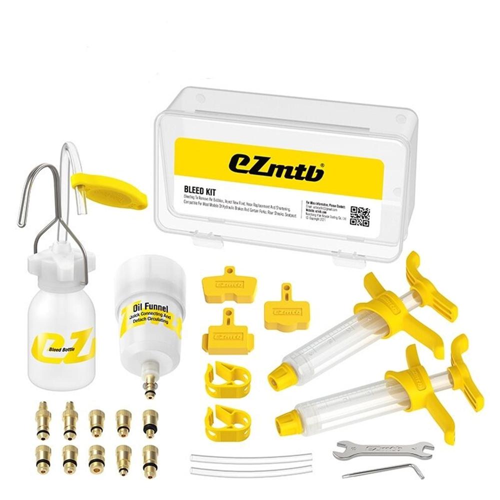 Ezmtb Bike Accessories,Cycling Tool Kit,Bicycle Hydraulic Brake Oil Bleed Kit, For Shimano Magura Hope Tektro Sram Avid Hayes