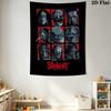 Slipknot Masks Visual Symphony Horror Tapestry Background Cloth Fashion Print Atmospheric Background Cloth Wall Covering Decoration