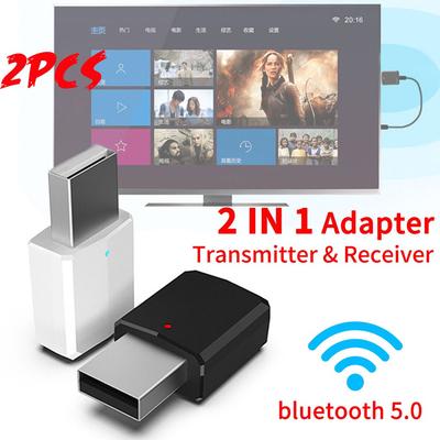 2 в 1 Bluetooth Аудиоприемник Передатчик Беспроводной Адаптер Мини AUX Стерео Bluetooth Передатчик для ТВ ПК Автомобильной Колонки